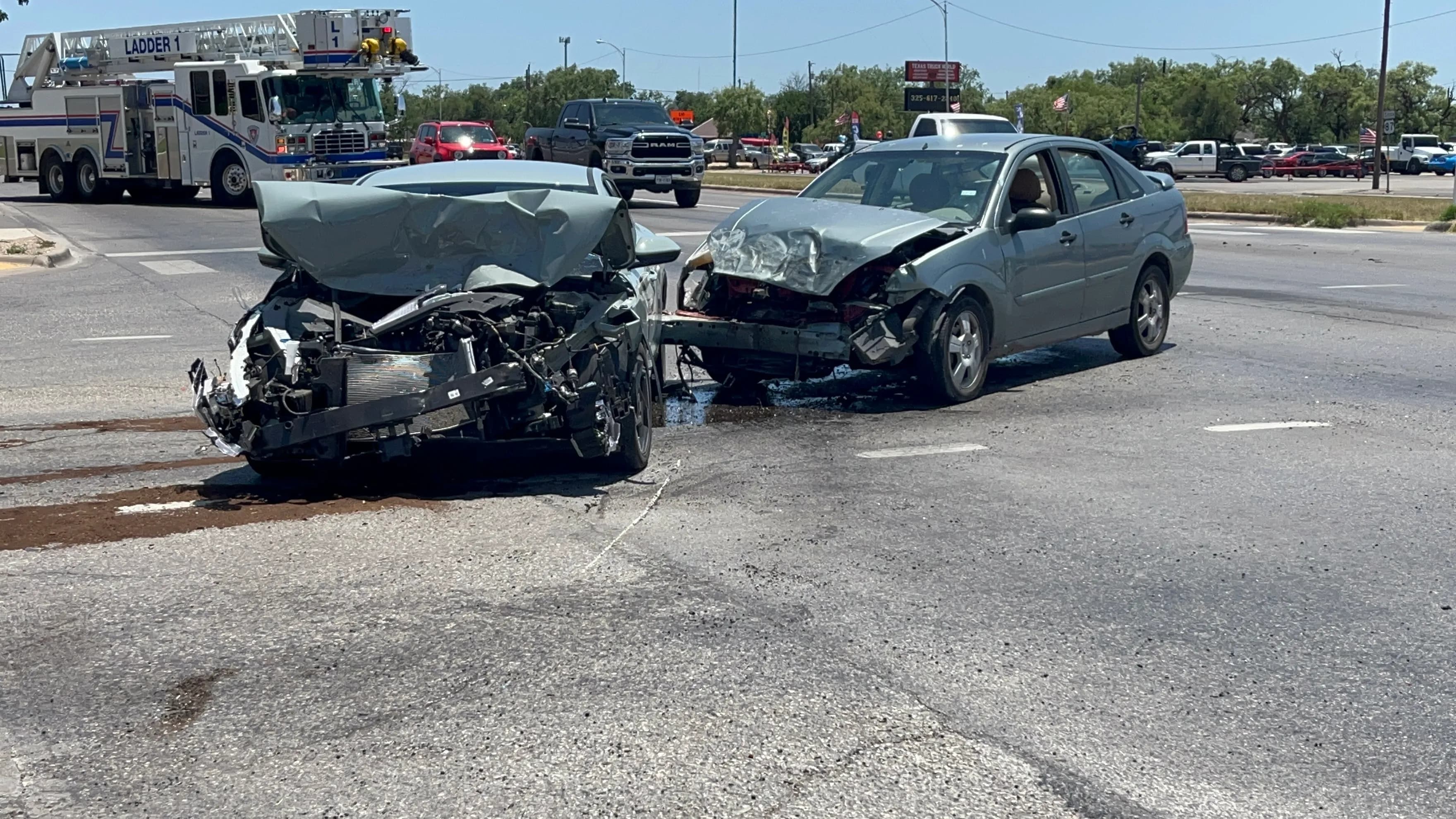 Car Accident in Arizona with Police and Emergency Services